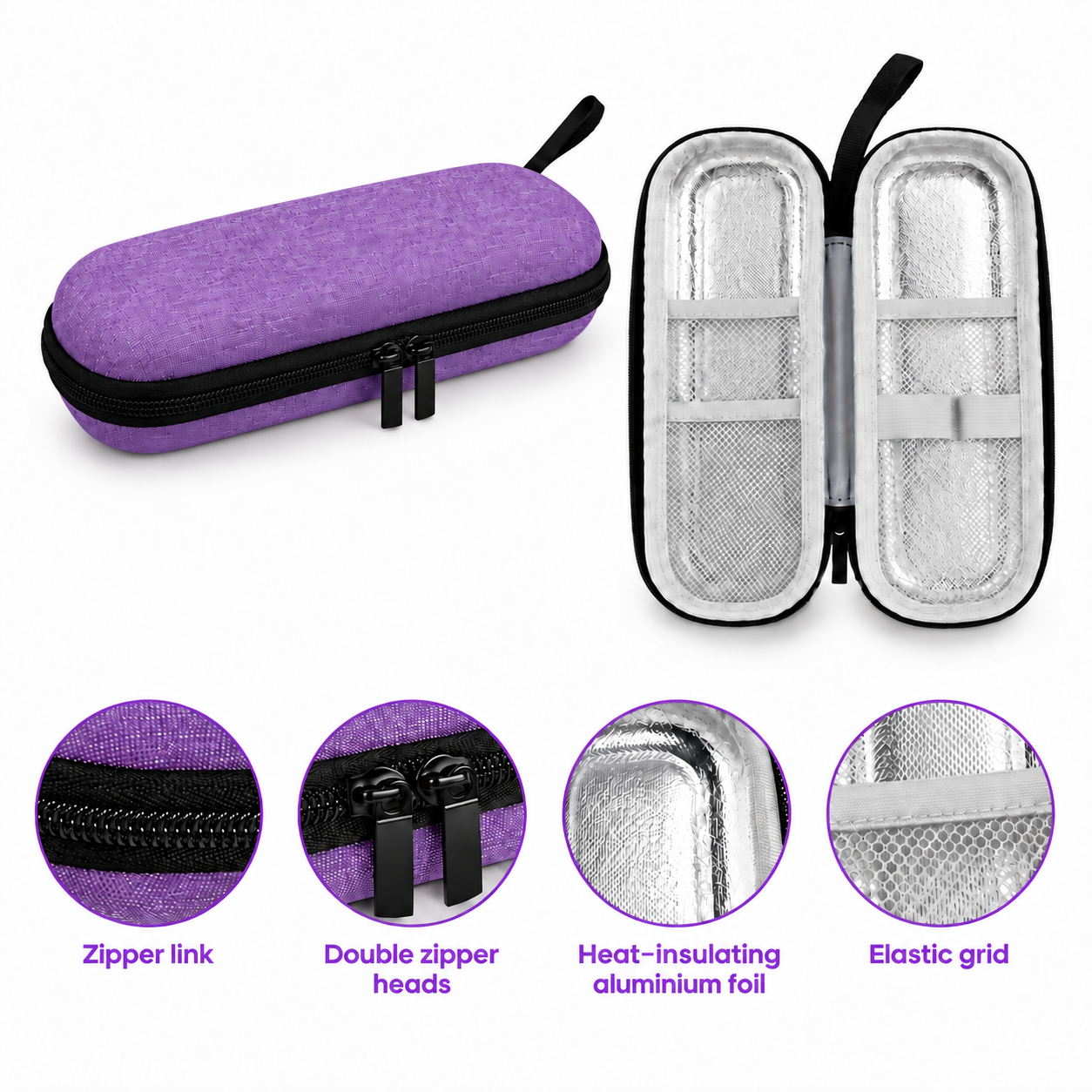 Mounjaro purple travel case