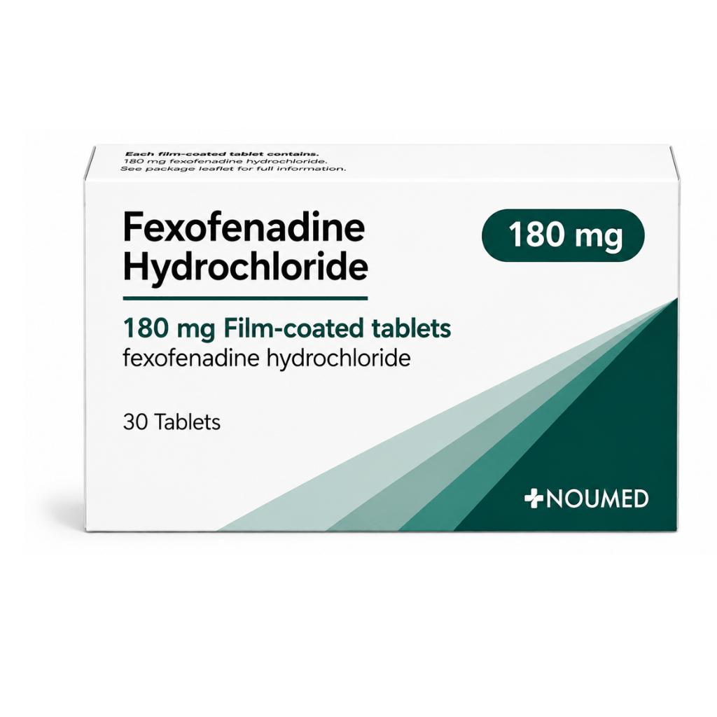 Fexofenadine Antihistamine Tablets 180mg product image
